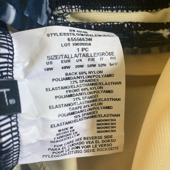 Miraclesuit Swimsuit Estilo NWT 10 lbs Lighter in 10 Seconds Women's Swim Attire - Picture 7 of 8